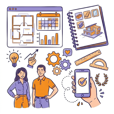 Website, online store, and CRM for architects